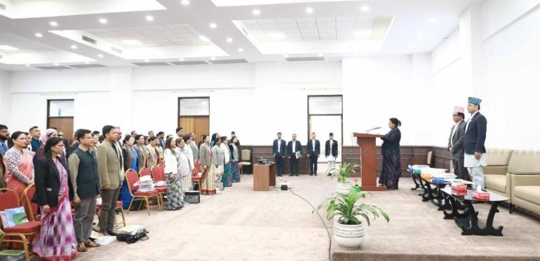 संसदीय अभ्यास बुझाउन सांसदहरूलाई सिंहदरबारमा विशेष प्रशिक्षण